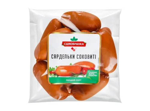 Сардельки варені «Соковиті» Самобранка кг
