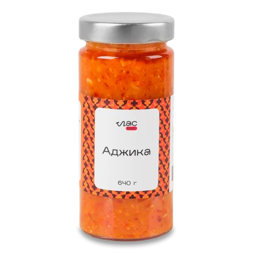 Соус Аджика, Вищого Ґатунку, У Скляній Банці, 640г