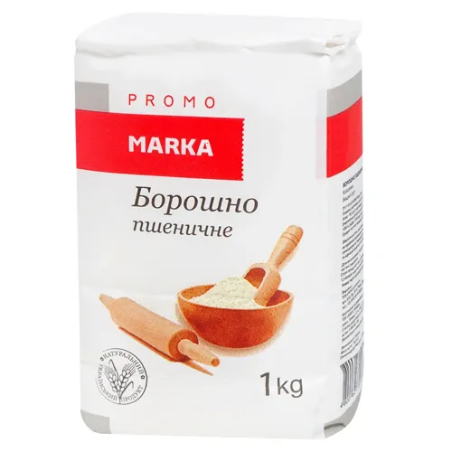 Борошно Marka Promo пшеничне вищого ґатунку 1кг
