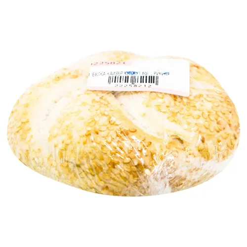 Булочка пшенична з кунжутом 65г
