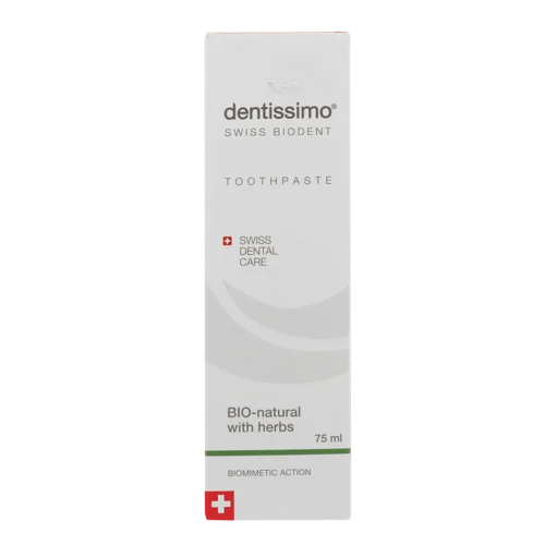 Зубна Паста Dentissimo BIO-Natural, Натуральна, 75мл х24