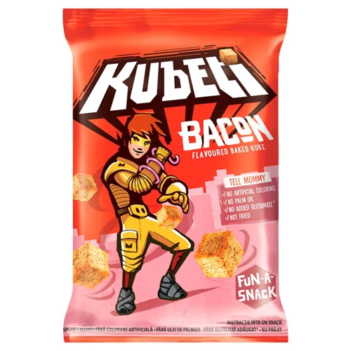 Сухарики Kubeti зі смаком бекону 35г