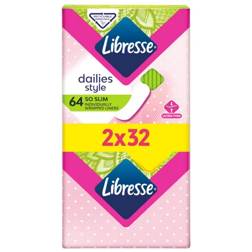 Прокладки щоденні Libresse Daily fresh Normal 64шт