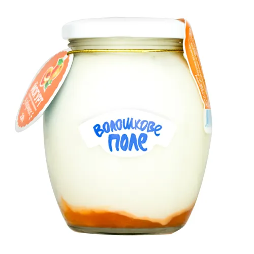 Йогурт 2.8% Абрикос Десертний Волошкове поле 350г