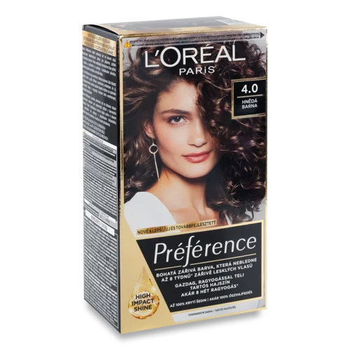 Фарба Для Волосся Preference №4.0, Лореаль Парісь, 1 шт