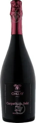 Вино ігристе рожеве брют Chateau Chizay CARPATHIAN SEKT BLAUFRANKISCH 0.75л