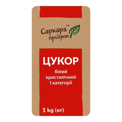 Цукор білий кристалічний Саркара продукт м/у 1кг