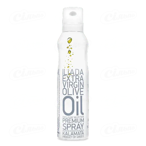 Олія оливкова Iliada Extra Virgin «Каламата» спрей, 200мл