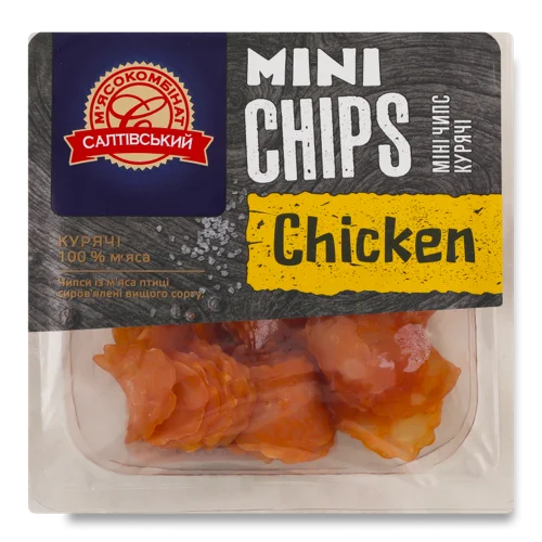 Чипси З М'яса Птиці Chicken Mini Chips Салтівський М'ясокомбінат с/в, 0.05кг
