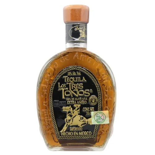 Текіла Los Tres Tonos Extra Anejo 38%, 0,7л