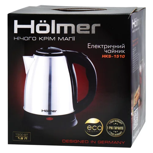 Чайник електричний Holmer HKS-1510 1500Вт 1,8л