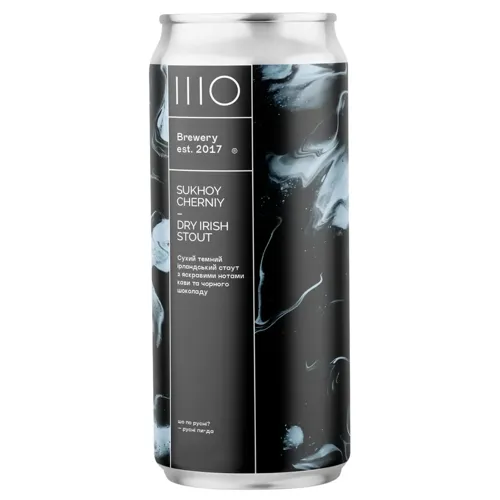 Пиво SHO Brewery Sukhoy Cherniy темне нефільтроване 4,9% 0,33л