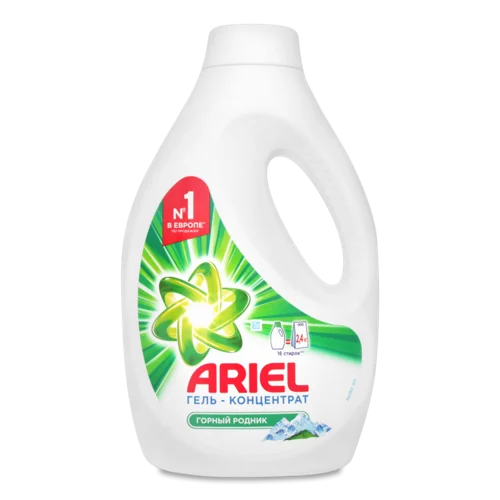 Рідке Мінеральне Вода ARIEL ЗМС Гірське Джерело, натуральна, в/ґ, 0.975л/1.04л