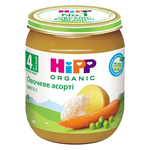 Пюре Hipp Овочеве асорті 125г