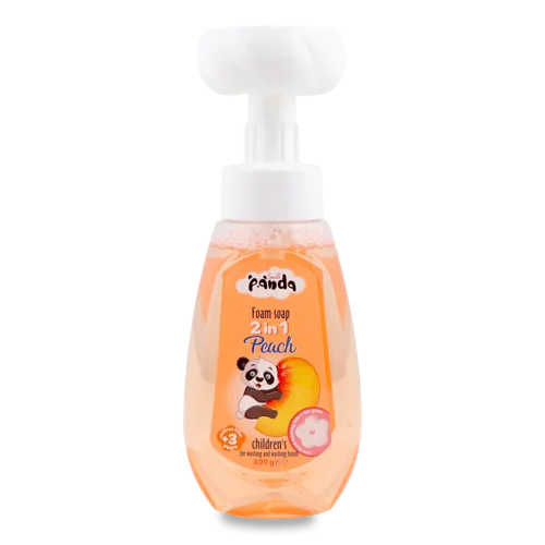 Дитяче Мило-Пінка Peach 2в1, 300 г з дозатором, Small Panda
