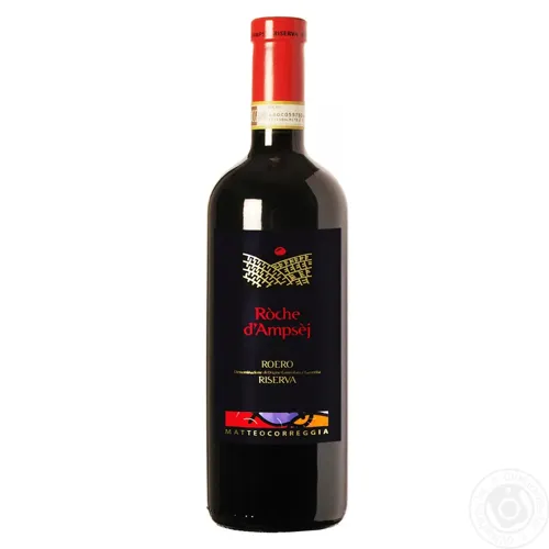Вино Matteo Correggia Roche d'Ampsej Roero Reserva червоне сухе 14.5% 0.75л