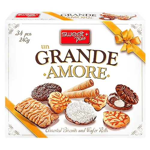 Печиво Sweet Plus Un Grande Amore Асорті 240г