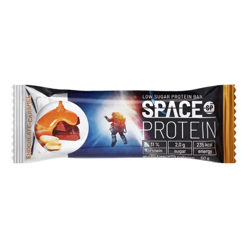 Батончик у молочному шоколаді Арахіс-карамель Space Protein м/у 50г