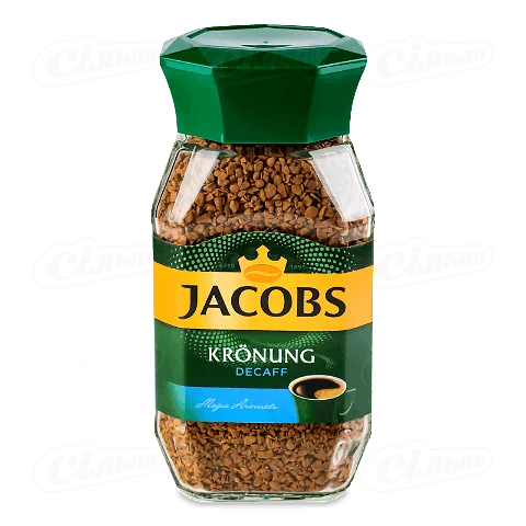 Кава розчинна Jacobs Kronung Decaff, 100г