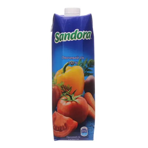 Сік овочевий з м'якоттю Sandora т/п 0.95л