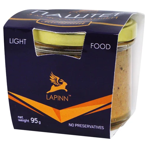 Паштет Lapinn з м'ясом індички 95г