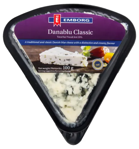 Сир 50% Danablu Classic Emborg лоток 100г