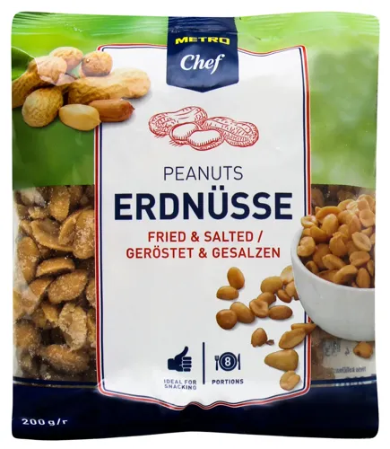 Арахіс смажений та підсолений Metro Chef м/у 200г