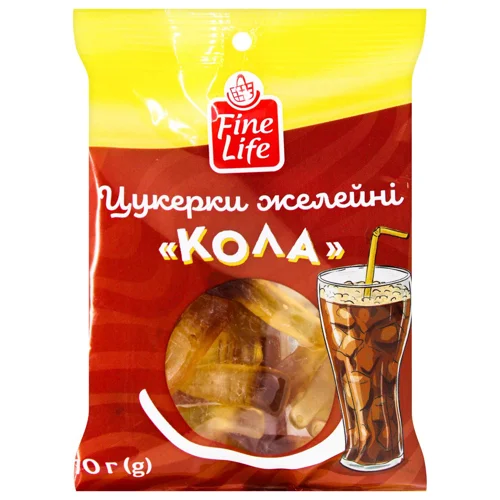 Цукерки Fine Life Кола желейні 70г