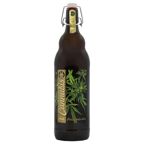 Пиво Cannabis Semi-Dark 5% 1л