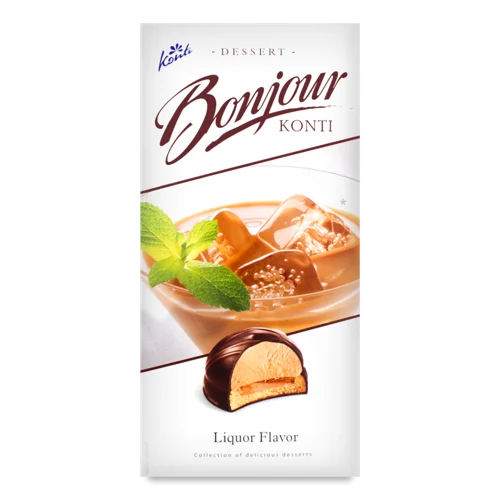 Десерт Лікерний Смак Bonjour Konti, к/у 232г