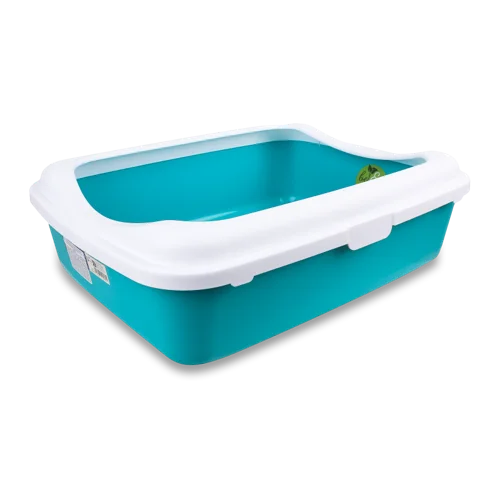 Туалет Для Котів Сірий/Білий Пластик З Рамкою, 37х15х47см №40180 Classic Trixie 1шт