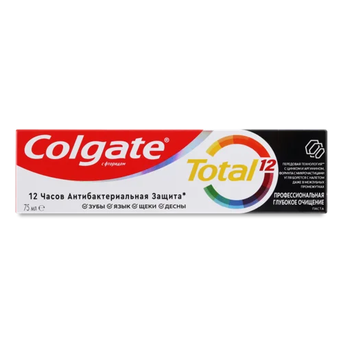 Зубна Паста Глибоке Очищення Професійна Total 12 Colgate 75мл