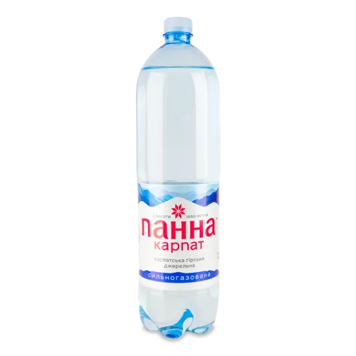 Вода Питна Сильногазована Гірське Джерело, п/пл 1.5л