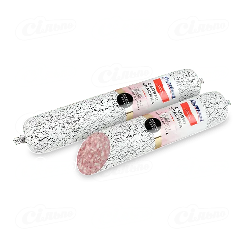 Ковбаса «Ювілейний» «Салямі» класика напівкопчена 1 ґ, кг