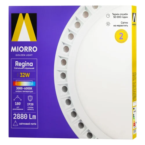 Світильник панельний Miorro Led Regina 32W 350x35мм
