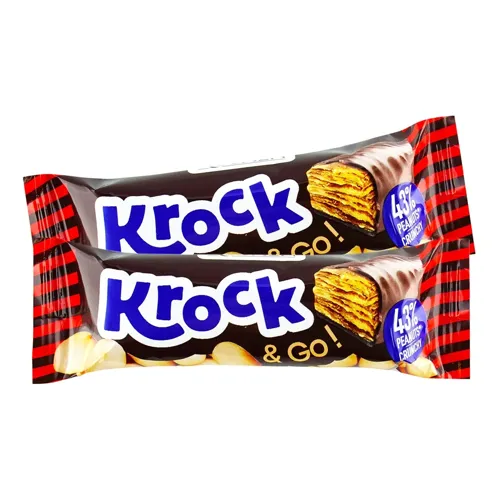 Цукерки Рошен Krock&Go! з арахісом вагові