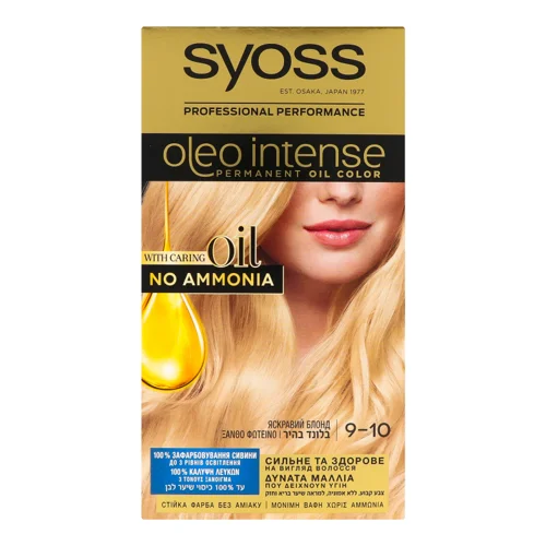 Фарба Для Волосся Oleo Intense №9-10 Syoss 1шт