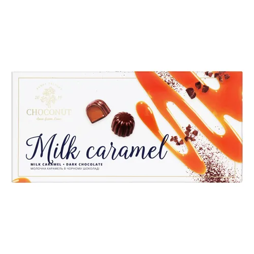 Цукерки шоколадні Milk caramel Choconut к/у 90г