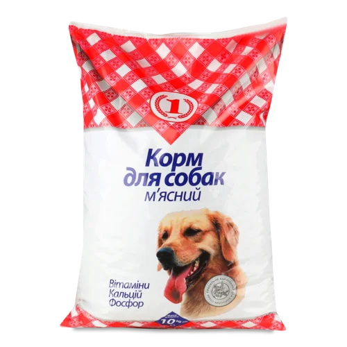 Корм Сухий М'ясний Для Собак, В/ґ, 10 кг