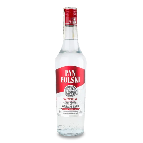 Горілка Вищого Ґатунку Панська Pan Polski, 40% 500мл, п/пл