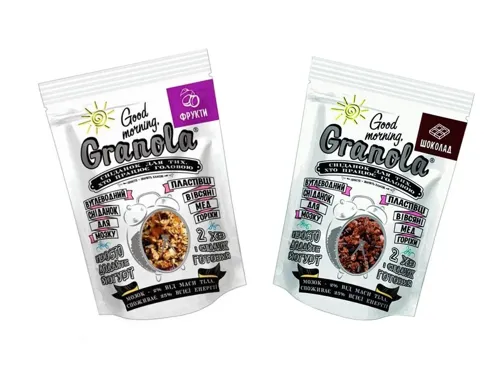 Сухий сніданок Good morning, Granola (сухофрукти, шоколад) м/уп 350г