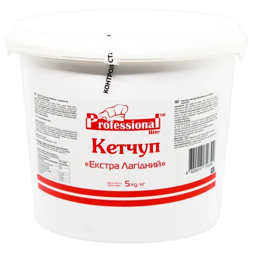 Кетчуп Professional Екстра Лагідний відро 5л