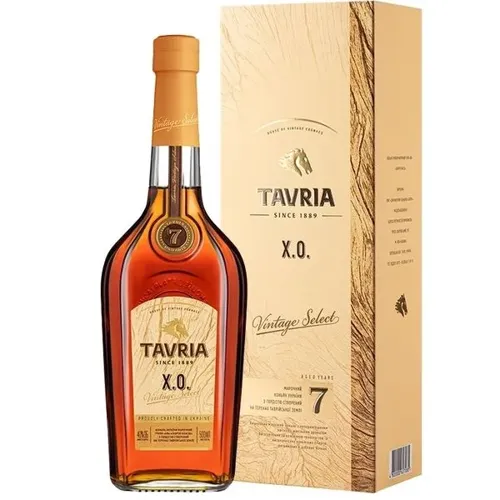 Коньяк України Tavria 7 років витримки, 40%, 0,5л
