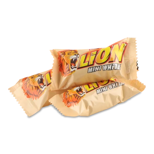 Цукерки Lion Mini white