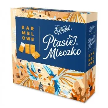 Цукерки Wedel Пташине молоко зі смаком карамелі 360г.