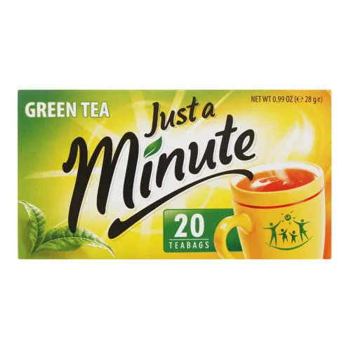 Чай зелений Just a Minute в картонній упаковці 20х1.4г
