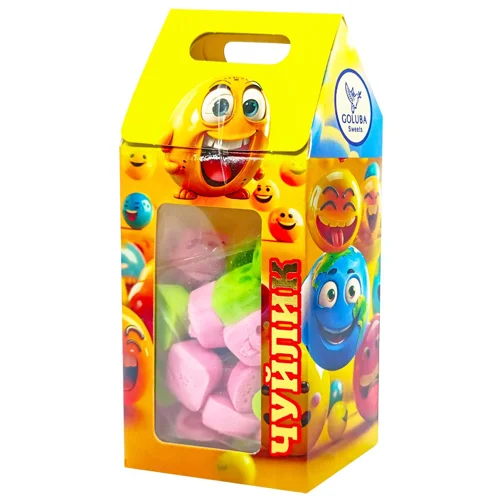 Цукерки Goluba Sweets Чуйлик зі смаком полуниці та кавуна 250г