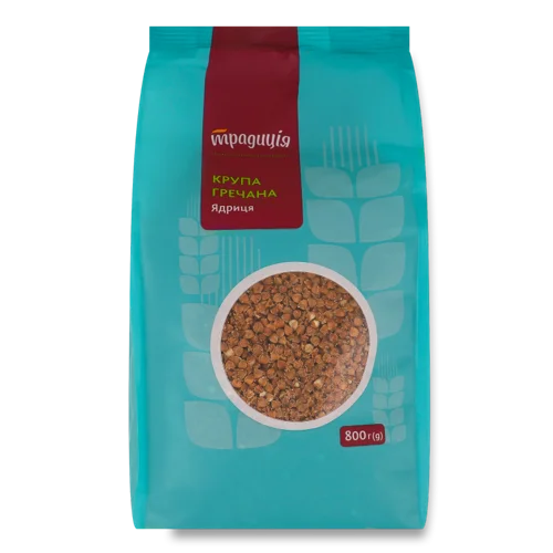 Гречана Крупа Ядриця Вищого Ґатунку, 800 Г