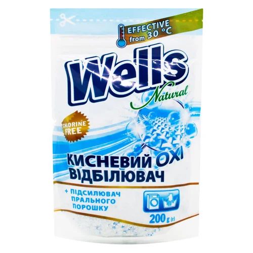 Відбілювач Wells Natural Classic Oxi 200г