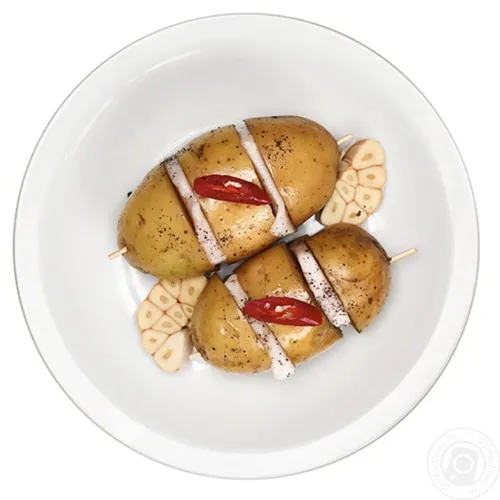 Картопля з салом барбекю